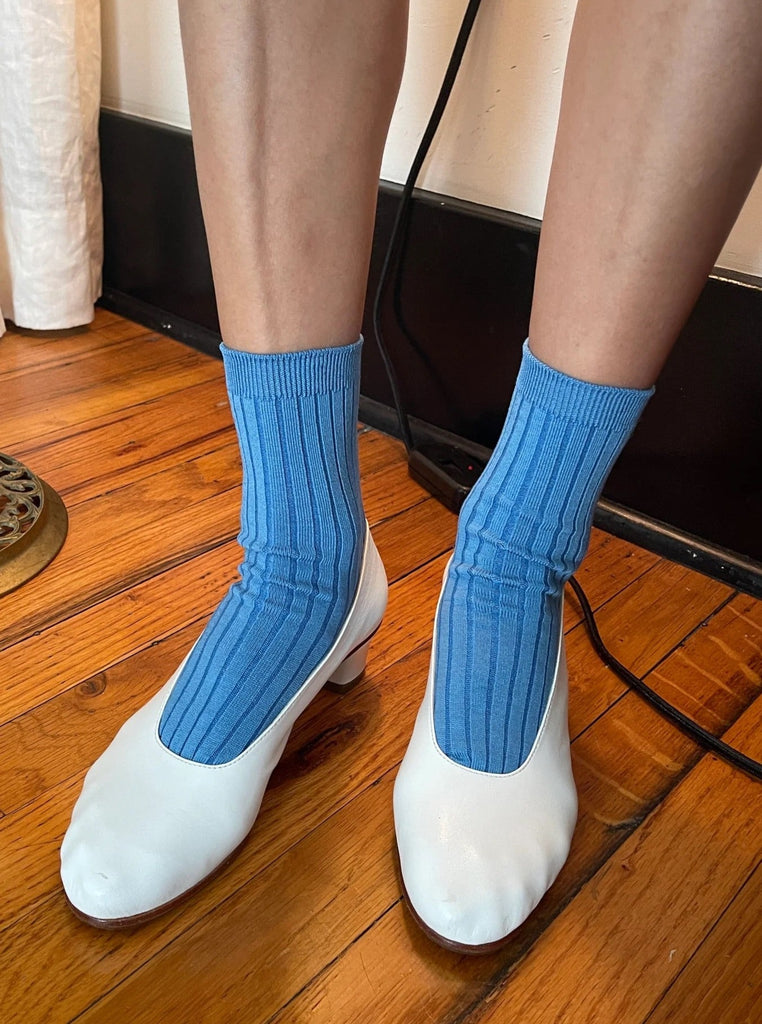 Teen girl blue socks Le Bon Shoppe-Her Socks-Electric Blue – Tavin Boutique